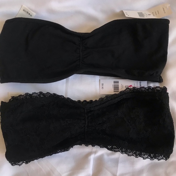 ONE FREE W PURCHASE 2 NWT garage black bandeaus - Picture 1 of 8